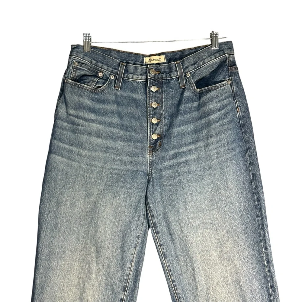 Madewell The Perfect Vintage High Waist Straight Jeans Sz 31 - Picture 2 of 13